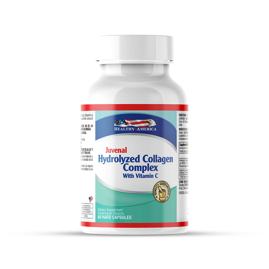 HYDROLYZED COLLAGEN 1500MG PLUS VITAMIN C CAPSULES 60 CAPSULES ...