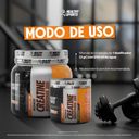 Creatine Monohydrate Unflavored 300Gr Powder 100 Servicios