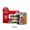 Kit Creatina 150 g + Barbarus 12 Sachets + Barbarus 12 Sachets GRATIS
